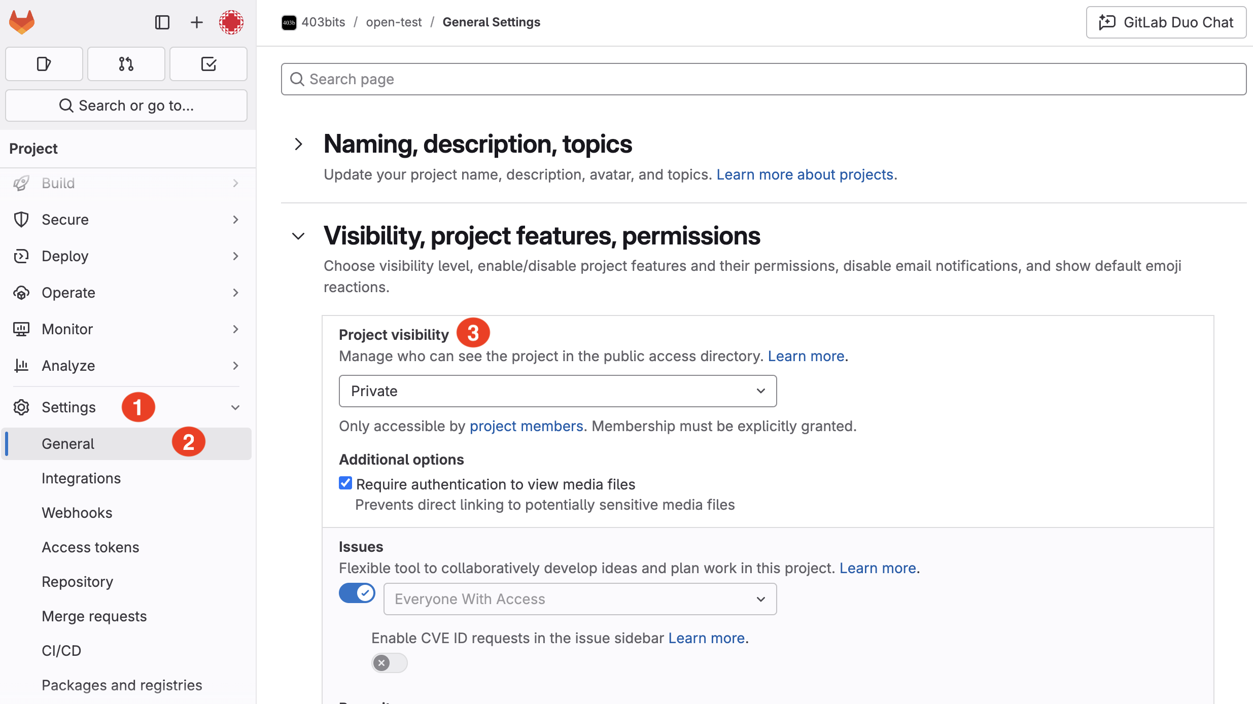 Project Visibility