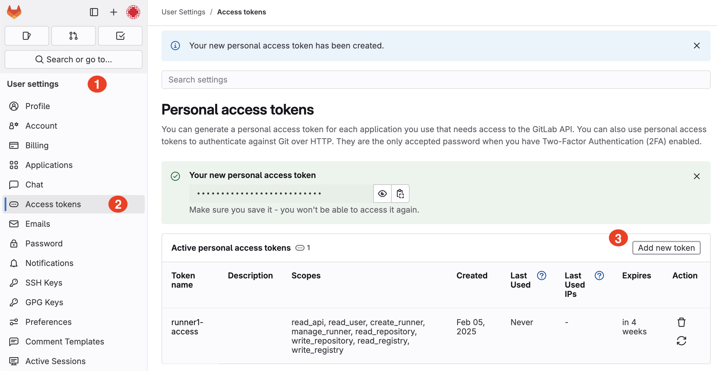 CI/CD Runner Tokens